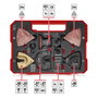 Einhell 708170 XXL -CASE Alumínium-oxid, Króm-vanádium acél, BiM, HCS, Keményfém Többfunkciós szersz 2. bélyegkép
