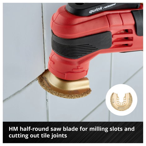 Einhell 708170 XXL -CASE Alumínium-oxid, Króm-vanádium acél, BiM, HCS, Keményfém Többfunkciós szersz 7. kép