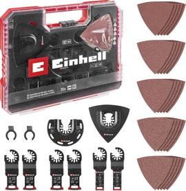 Einhell 708136 XLPLUS-CASE HCS, Alumínium-oxid, Króm-vanádium acél Többfunkciós szerszám tartozék ké