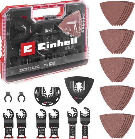 Einhell 708136 XLPLUS-CASE HCS, Alumínium-oxid, Króm-vanádium acél Többfunkciós szerszám tartozék ké