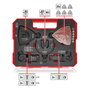 Einhell 708136 XLPLUS-CASE HCS, Alumínium-oxid, Króm-vanádium acél Többfunkciós szerszám tartozék ké 2. bélyegkép