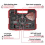 Einhell 708136 XLPLUS-CASE HCS, Alumínium-oxid, Króm-vanádium acél Többfunkciós szerszám tartozék ké 3. bélyegkép