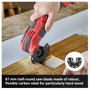 Einhell 708136 XLPLUS-CASE HCS, Alumínium-oxid, Króm-vanádium acél Többfunkciós szerszám tartozék ké 4. bélyegkép