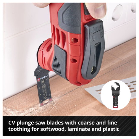 Einhell 708136 XLPLUS-CASE HCS, Alumínium-oxid, Króm-vanádium acél Többfunkciós szerszám tartozék ké 5. kép