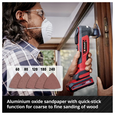 Einhell 708136 XLPLUS-CASE HCS, Alumínium-oxid, Króm-vanádium acél Többfunkciós szerszám tartozék ké 7. kép