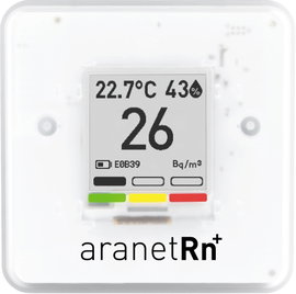 aranet Radon Plus Radon mérőkészülék 0, 0, 0 - 4000, 50, 85 Bq/m³, °C, %