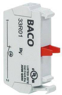 Érintkező elem 600 V 10 A, 1 x be/(ki), csavaros, BACO 33R01