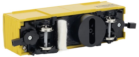 Tomytec H0-790 H0 síntisztító kocsi sárga 2. kép