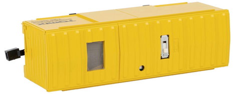 Tomytec H0-790 H0 síntisztító kocsi sárga 3. kép