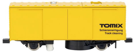 Tomytec H0-790 H0 síntisztító kocsi sárga 4. kép