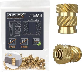 ruthex menetes betét RX- M4x8.1 GE-M4x81-001