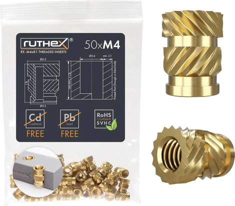 ruthex menetes betét RX- M4x8.1 GE-M4x81-001