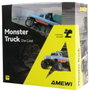 Amewi Narancs Brushed 1:64 RC modellautó Elektro Monstertruck 2WD RtR 2,4 GHz Fényeffekttel, Akkuval 7. bélyegkép