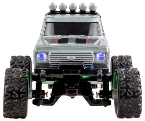 Amewi Szürke Brushed 1:64 RC modellautó Elektro Monstertruck 2WD RtR 2,4 GHz Akkuval és töltőkábelle 5. kép