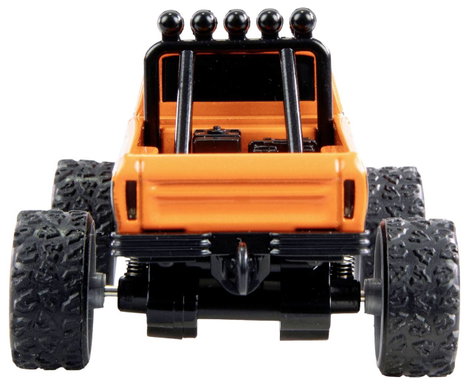 Amewi Narancs Brushed 1:64 RC modellautó Elektro Monstertruck 2WD RtR 2,4 GHz Fényeffekttel, Akkuval 6. kép