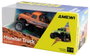 Amewi Narancs Brushed 1:64 RC modellautó Elektro Monstertruck 2WD RtR 2,4 GHz Fényeffekttel, Akkuval 8. bélyegkép