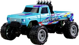 Amewi Brushed 1:64 RC modellautó Elektro Monstertruck 2WD RtR 2,4 GHz Akkuval és töltőkábellel, Fény