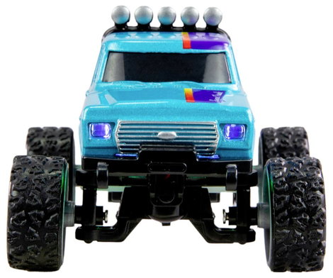 Amewi Brushed 1:64 RC modellautó Elektro Monstertruck 2WD RtR 2,4 GHz Akkuval és töltőkábellel, Fény 2. kép