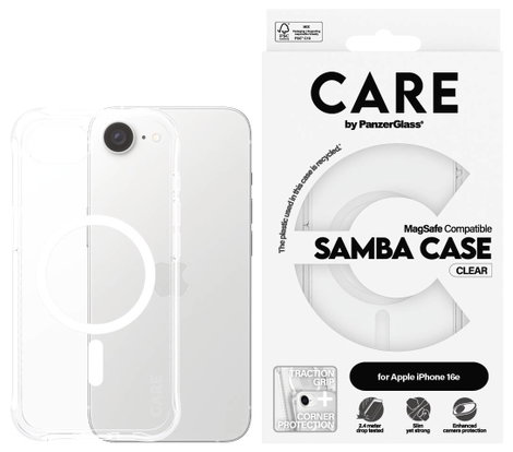 PanzerGlass Fashionable Samba w. MagSafe Case Apple iPhone 16e MagSafe kompatibilis, Ütésálló CRRFLC 3. kép