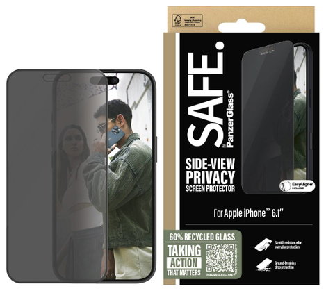 PanzerGlass Privacy Kijelzővédő üveg Apple iPhone 16 1 db SAFEP95875 3. kép