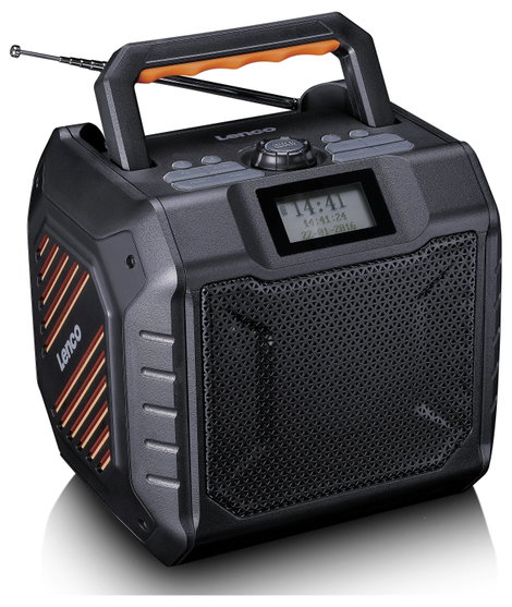 Lenco ODR-160GY - Leistungsstarkes tragbares outdoor DAB+/FM Radio mit Bluetooth Kültéri rádió 4. kép
