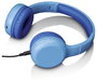 Lenco HPB-110BU - Faltbare Bluetooth®-Kopfhörer für Kinder - Pink Over Ear fejhallgató Kék 2. bélyegkép