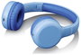 Lenco HPB-110BU - Faltbare Bluetooth®-Kopfhörer für Kinder - Pink Over Ear fejhallgató Kék 5. bélyegkép