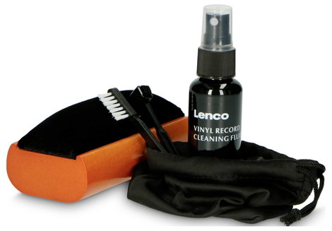 Lenco TTA-5IN1 - Reinigungsbürste aus Holz mit Samtpolsterung Tűtisztító készlet 2. kép