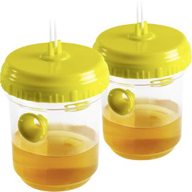 Gardigo 66645INT Attraktáns Darázscsapda (Ø x Ma) 9.5 cm x 12.7 cm Átlátszó, Sárga 2 db