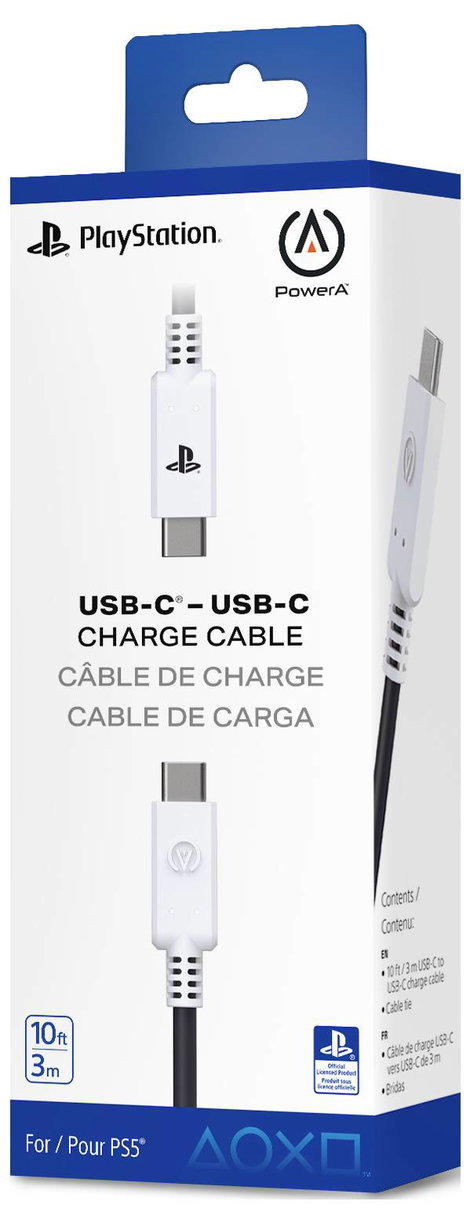 Power A USB-C®-auf-USB-C® (3 m) #####Ladekabel PS5, PS5 Pro, PS5 Slim 3. kép
