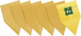 Gardigo 668066 Ragasztó fólia Ragadós lap rovaroknak (Sz x Ma) 6 cm x 10 cm Sárga 6 db