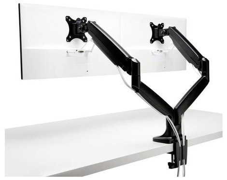 Kensington K59601WW 2 részes Monitor asztali tartó 33,0 cm (13) - 86,4 cm (34) Fekete Forgatható, Dö 3. kép