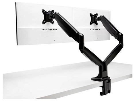 Kensington K59601WW 2 részes Monitor asztali tartó 33,0 cm (13) - 86,4 cm (34) Fekete Forgatható, Dö 4. kép