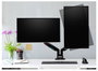 Kensington K59601WW 2 részes Monitor asztali tartó 33,0 cm (13) - 86,4 cm (34) Fekete Forgatható, Dö 6. bélyegkép