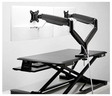 Kensington K59601WW 2 részes Monitor asztali tartó 33,0 cm (13) - 86,4 cm (34) Fekete Forgatható, Dö 7. kép