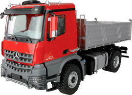 Amewi 22691 Mercedes-Benz Arocs Muldenkipper 4x4 rot 1:14 Elektro RC modell teherautó RtR