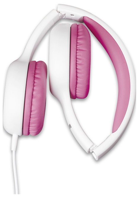 Lenco HP-010BU Kopfhörer für Kinder, Pink Over Ear fejhallgató 5. kép