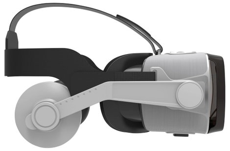 VR SHINECON G07E_01 Virtiális valóság szemüveg Fekete/szürke 3. kép