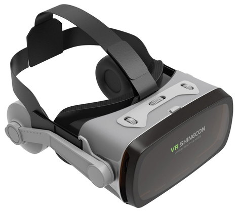VR SHINECON G07E_01 Virtiális valóság szemüveg Fekete/szürke 7. kép