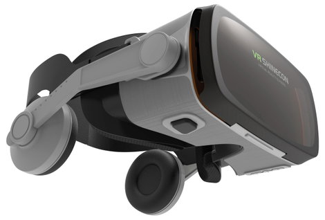VR SHINECON G07E_01 Virtiális valóság szemüveg Fekete/szürke 8. kép