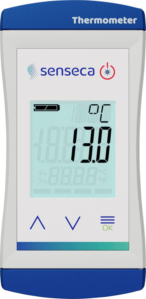 Senseca Hőmérséklet mérőműszer -65 - 1200 °C