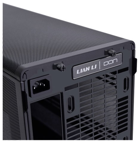 Lian Li Lian Li DAN Cases A3-mATX Wood Edition PC-Gehäuse, Micro-ATX - Walnuss, schwarz Mikro torony 6. kép