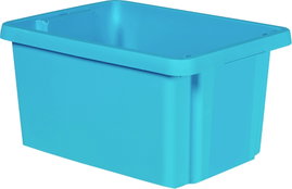 Curver 225366 Tárolódoboz ESSENTIALS Drehstapelbox 16L, blau Kék 1 db