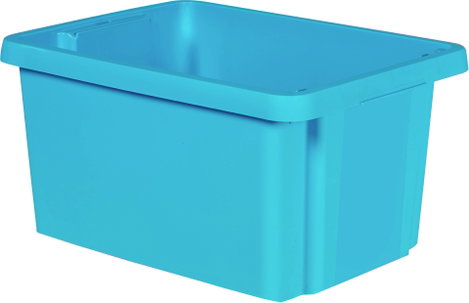 Curver 225366 Tárolódoboz ESSENTIALS Drehstapelbox 16L, blau Kék 1 db