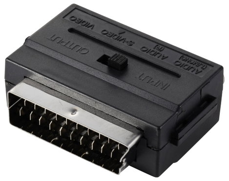 SpeaKa Professional SP-13442696 SCART Átalakító [3x RCA alj - 1x SCART dugó] Fekete 2. kép