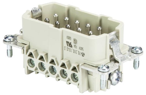 Wieland Electric 70.312.1040.0 Dugasz betét Össz pólusszám 10 10 db