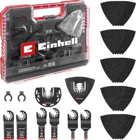 Einhell 708135 XL-PLUS-CASE BiM, HSS Többfunkciós szerszám tartozék készlet 1 készlet