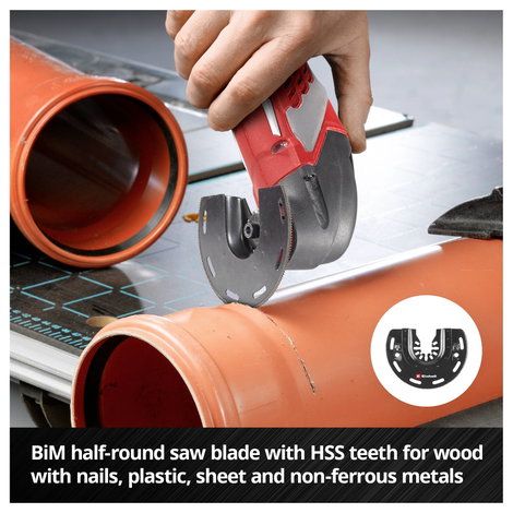 Einhell 708135 XL-PLUS-CASE BiM, HSS Többfunkciós szerszám tartozék készlet 1 készlet 4. kép