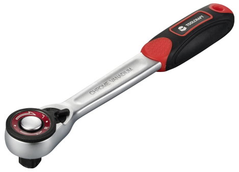 TOOLCRAFT TO-9626403 Átváltó racsni 1/4 (6,3 mm) 13.5 cm 4. kép