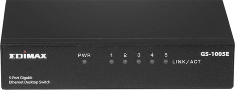 Hálózati switch, RJ45 5 port 1 GBit/s, EDIMAX GS-1005E